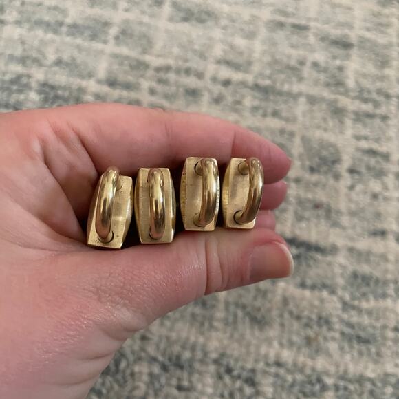 Louis Vuitton luggage lock Authentic vintage brass DIY Necklace - Picture 9 of 12